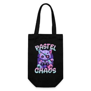 Pastel Goth Soft Goth Gaming Gamer - Sac à bouteille - noir - Devant