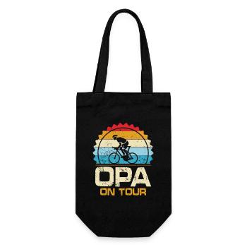 Grand-père en tournée - Sac à bouteille - noir - Devant