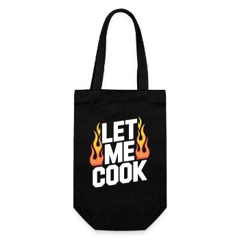 Laisse-moi cuisiner, cuisiner, griller, griller, Maître Chef, - Sac à bouteille - noir - Devant