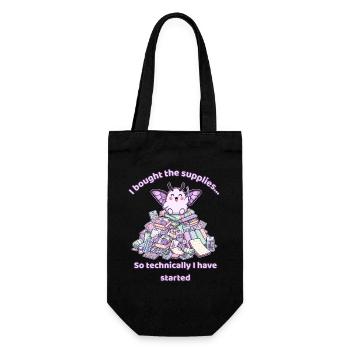J’ai acheté les fournitures, donc techniquement j’ai commencé - Sac à bouteille - noir - Devant
