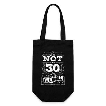Je n’ai pas 30 ans, j’ai 20 ans - Sac à bouteille - noir - Devant