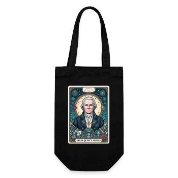 Carte de tarot John Quincy Adams - Sac à bouteille - noir - Devant