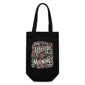 Joueur, je suis allergique à Morgende - Sac à bouteille - noir - Devant