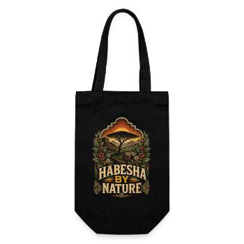 Éthiopie Éthiopien Habesha éthiopien par nature - Sac à bouteille - noir - Devant