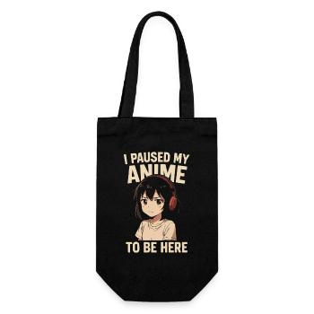 Break Anime - Gift Bag for Bottles - black - Front