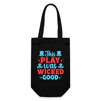 Musical Theatre This Play Was Wicked Good Actor - Gift Bag for Bottles - black - Front