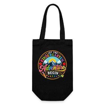 Aventure Maternelle Rentrée Scolaire Colorée - Sac à bouteille - noir - Devant