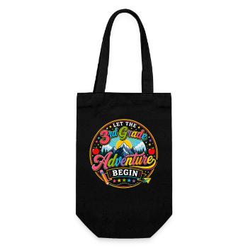 Aventure CE2 Rentrée Scolaire CE2 Colorée - Sac à bouteille - noir - Devant