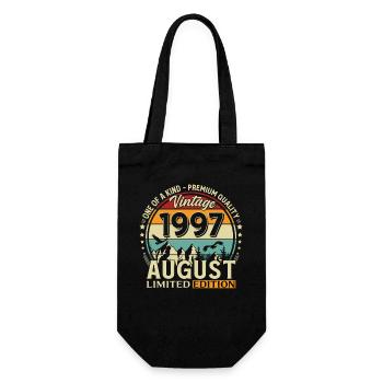 29e anniversaire cadeau Mari Original 1997 août - Sac à bouteille - noir - Devant