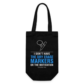 Pas de repères, pas de motivation - Sac à bouteille - noir - Devant