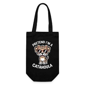 Louisiana Catahoula Leopard Dog Saying Gift - Gift Bag for Bottles - black - Front