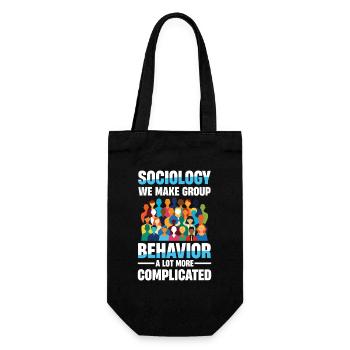 Groupe de sociologie Comportement sociologie Nous créons - Sac à bouteille - noir - Devant