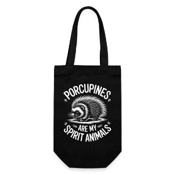 Don des proverbes du porc-épic - Sac à bouteille - noir - Devant
