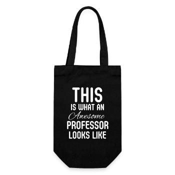 Voilà à quoi ressemble un professeur génial - Sac à bouteille - noir - Devant
