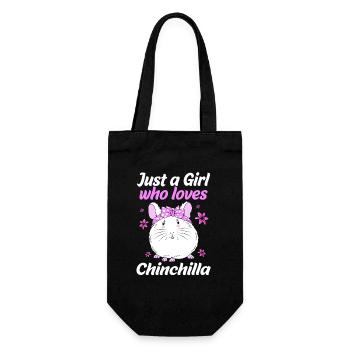 Chinchilla - Gift Bag for Bottles - black - Front