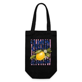 Limoncello La Dolce Vita Citron Italie Vintage - Sac à bouteille - noir - Devant