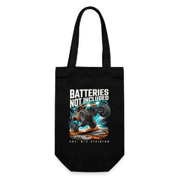 Batterien nicht enthalten – RC Racing Funny Vintage - Geschenkbeutel für Flaschen - Schwarz - Vorne
