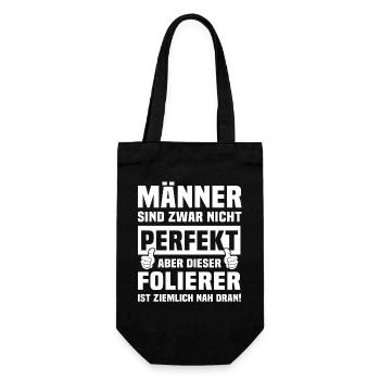 Folier - Gift Bag for Bottles - black - Front