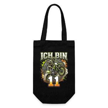 I'm Motocross Nitro 11 - Gift Bag for Bottles - black - Front
