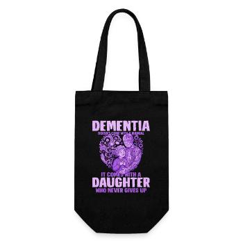 Chemise de persévérance fille démence - Sac à bouteille - noir - Devant