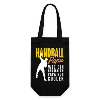 Handball Handballer Handball Trainer Fan Geschenk - Geschenkbeutel für Flaschen - Schwarz - Vorne