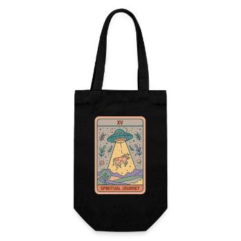 Spirituality Spiritual Journey Zen Lotus - Gift Bag for Bottles - black - Front