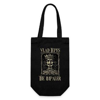 Vlad Tepes: Der Impaler - Geschenkbeutel für Flaschen - Schwarz - Vorne