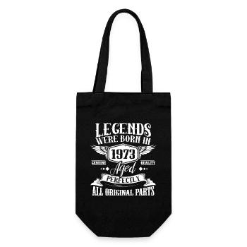 Légendes nées en 1973 Parfaitement âgées - Sac à bouteille - noir - Devant