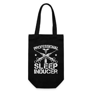 Anesthesiologist Sleep Inducer Specialist - Geschenkbeutel für Flaschen - Schwarz - Vorne