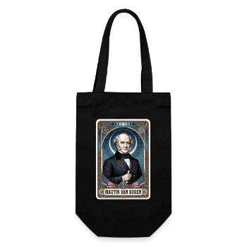 Martin Van Buren Tarotkarte - Geschenkbeutel für Flaschen - Schwarz - Vorne