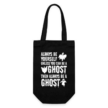 Halloween - Always be yourself unless you can be a - Geschenkbeutel für Flaschen - Schwarz - Vorne