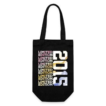 LIMITED EDITION 2015 - 11 JAHRE - 11. GEBURTSTAG - Geschenkbeutel für Flaschen - Schwarz - Vorne