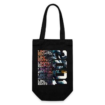 WELTRAUM 25 JAHRE 2001 ASTRONAUT 25. GEBURTSTAG - Geschenkbeutel für Flaschen - Schwarz - Vorne