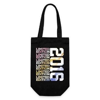 LIMITED EDITION 2016 - 10 JAHRE - 10. GEBURTSTAG - Geschenkbeutel für Flaschen - Schwarz - Vorne