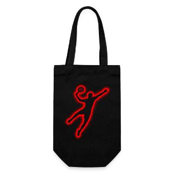 Padel Tennis Padelspieler Herren Kinder Padel - Geschenkbeutel für Flaschen - Schwarz - Vorne