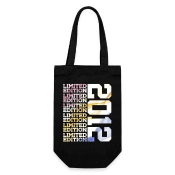 LIMITED EDITION 2012 - 14 JAHRE - 14. GEBURTSTAG - Geschenkbeutel für Flaschen - Schwarz - Vorne