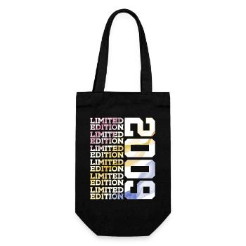 LIMITED EDITION 2009 - 17 JAHRE - 17. GEBURTSTAG - Geschenkbeutel für Flaschen - Schwarz - Vorne