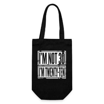 Je n’ai pas 30 ans, j’ai 20 ans dix ans - Sac à bouteille - noir - Devant