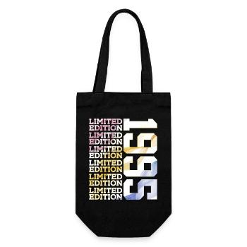 LIMITED EDITION 1995 - 31 JAHRE - 31. GEBURTSTAG - Geschenkbeutel für Flaschen - Schwarz - Vorne