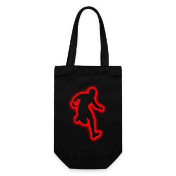 Rugby Players Men Boys Rugby - Gift Bag for Bottles - black - Front