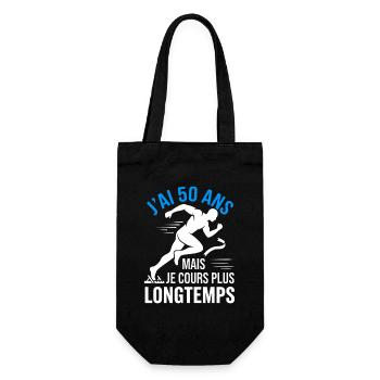 50 Ans Je Cours Plus Longtemps Humour Coureur - Sac à bouteille - noir - Devant