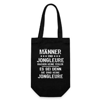 Jongleur - Geschenkbeutel für Flaschen - Schwarz - Vorne