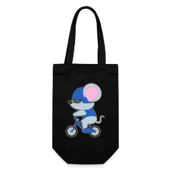 Mouse Bike - Gift Bag for Bottles - black - Front