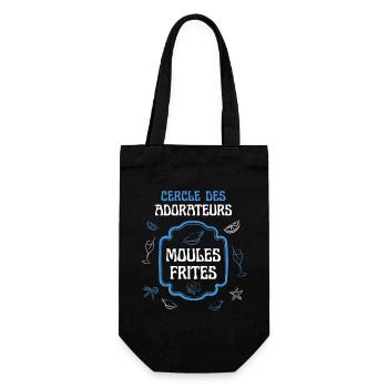 Cercle des Adorateurs Moules Frites - Sac à bouteille - noir - Devant