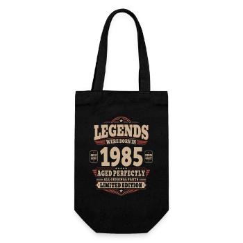 Cadeau d’anniversaire 41 Mari 1985 Vintage Rétro - Sac à bouteille - noir - Devant