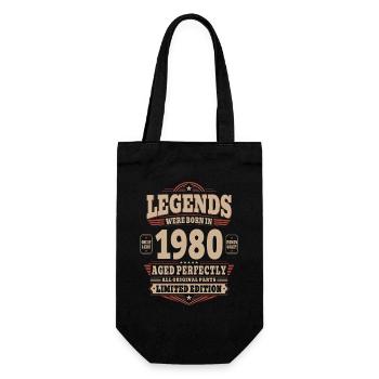 Cadeau d’anniversaire 46 Mari Rétro vintage des années 1980 - Sac à bouteille - noir - Devant