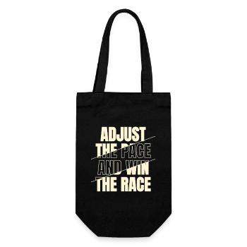 Funny XC Running Runner Gifts Unique Edition - Geschenkbeutel für Flaschen - Schwarz - Vorne