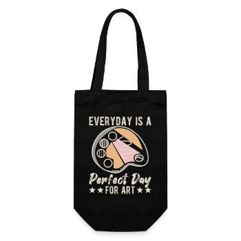 Artiste Peintre Graphique Journée Parfaite pour les Cadeaux d’Art - Sac à bouteille - noir - Devant