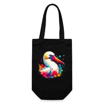Motif des nichons de Nazca - Sac à bouteille - noir - Devant