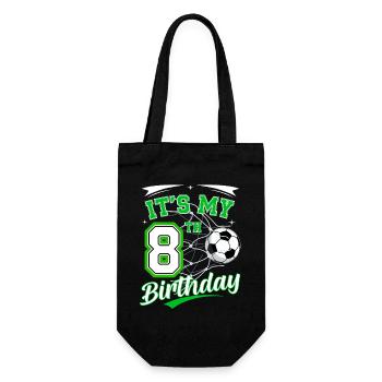 Its My 8th Birthday Soccer Boys 8 Years Birthday 8 - Sac à bouteille - noir - Devant